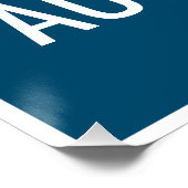 Stem Democratie Niet Autocratie Gepersonaliseerd Perfect Poster (Hoek)