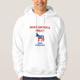 Stem Democratisch Pro-Democratie Hoodie