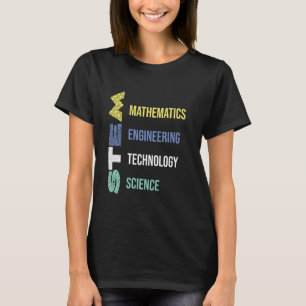 STEM-docent Science Technology Engineering Wiskund T-shirt