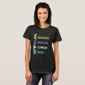 STEM-docent Science Technology Engineering Wiskund T-shirt (Voorkant volledig)