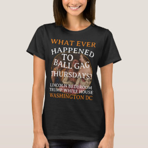 STEM DOD DOJ EPA TRUMP LINCOLN SLAAPKAMER Donderda T-shirt