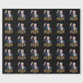 Stem Donald Trump 2028 Pro Trump Vlag van de VS Cadeaupapier (Vlak)