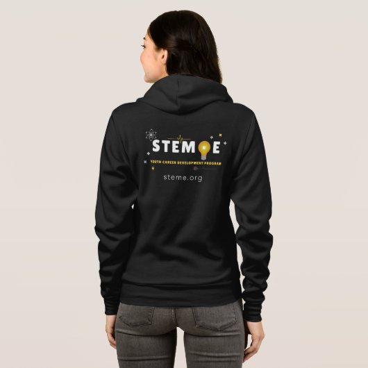 STEM·E Zipper Sweatshirt (Achterkant volledig)