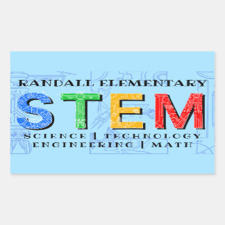 STEM Educational Rechthoekige Sticker