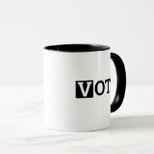 STEM! Eén woord ontwerpen Mok (Voorkant rechts)