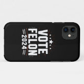 Stem Felon Trump 2024 Grappige verkiezing Stemming Case-Mate iPhone Case (Achterkant (horizontaal))