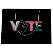 Stem Feministische Vrouwenrechten Verboden Boeken  Groot Cadeauzakje (Voorkant)