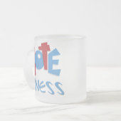 Stem Fitness Matglas Koffiemok (Voorkant links)