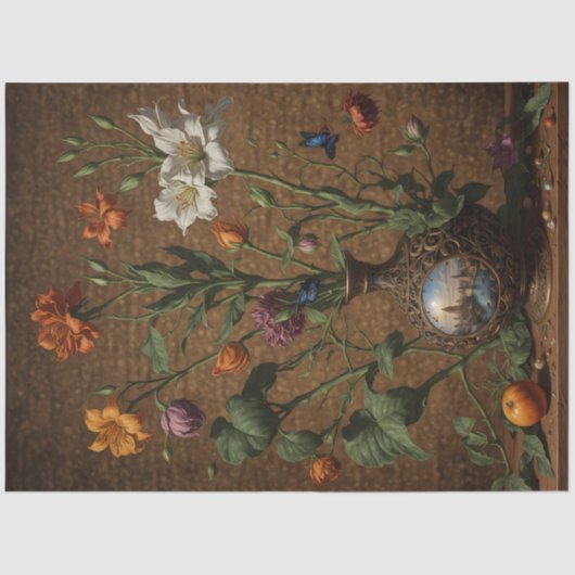 Stem Floral London Genie Vaas Tissuepapier (Voorkant)