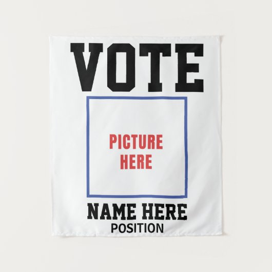 STEM FOTO PERSONALISEER NAAM WANDKLEED (Voorkant)