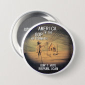 Stem geen Republikein Ronde Button 7,6 Cm (Voorkant /achterkant)