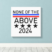 Stem Geen van het bovenstaande Canvas Afdruk (Insitu (Houten vloer))