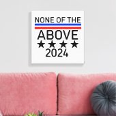 Stem Geen van het bovenstaande Canvas Afdruk (Insitu (Woonkamer))