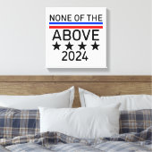 Stem Geen van het bovenstaande Canvas Afdruk (Insitu (Slaapkamer))