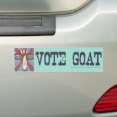 Stem Geit! Bumpersticker (Op auto)