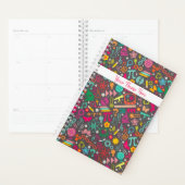 STEM Girls Rock School Pattern Grey Planner (Display)