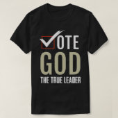 Stem God Religie T-shirt (Design voorkant)