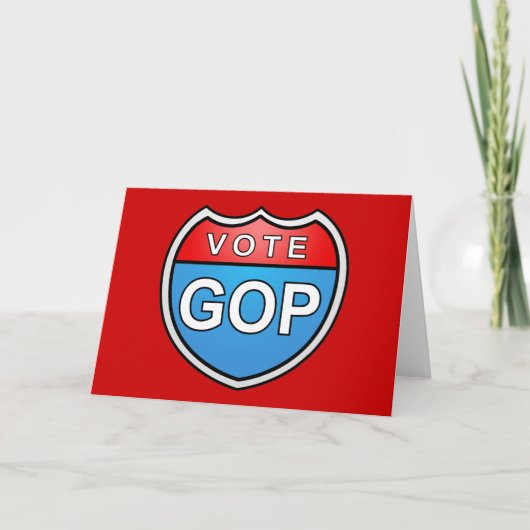 Stem GOP Kaart (Voorkant)