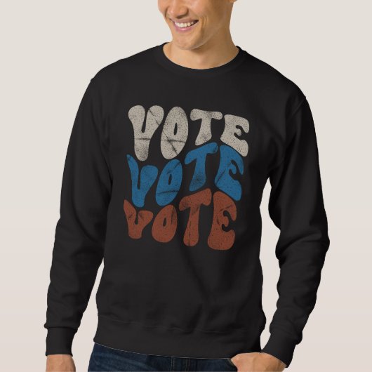 Stem Groovy Retro Sweatshirt (Voorkant)