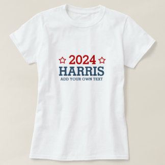Stem Harris 2024 - voeg uw eigen gepersonaliseerde T-shirt