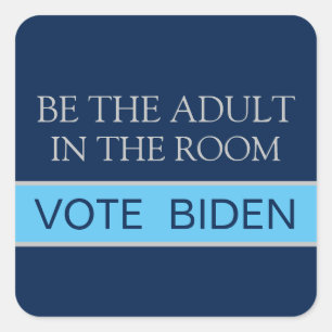 Stem Harris Be the Responsible Adult 2024 Verkiezi Vierkante Sticker