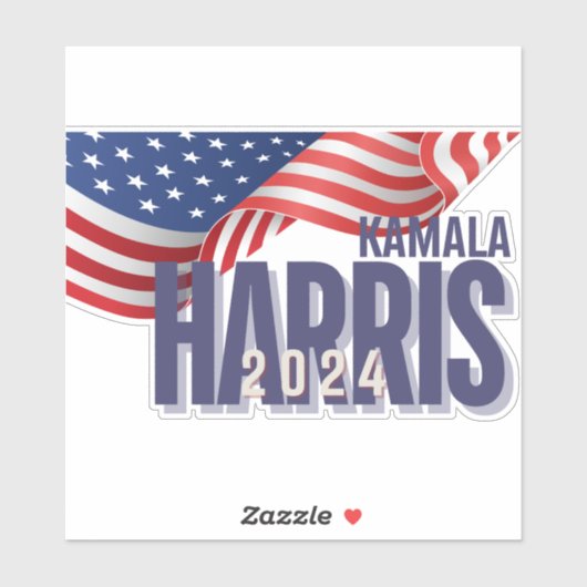Stem Harris Verkiezing 2024 Auto Sticker (Vel)