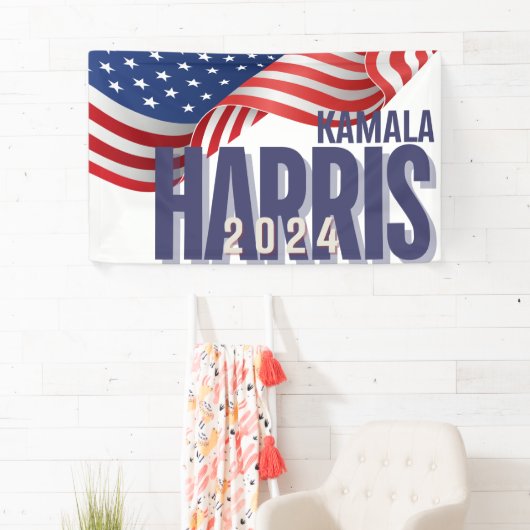 Stem Harris Verkiezing 2024 Spandoek (Insitu)