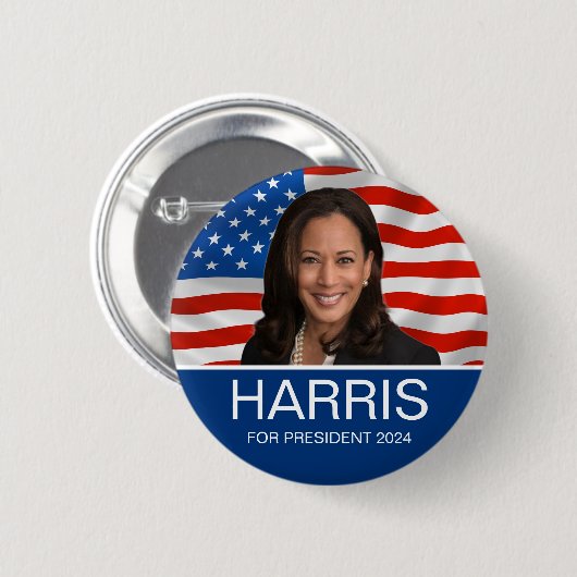 STEM Harris voor President 2024 Ronde Button 5,7 Cm (Voorkant /achterkant)