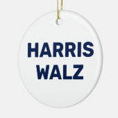 Stem Harris Walz 2024 Keramisch Ornament (Links)