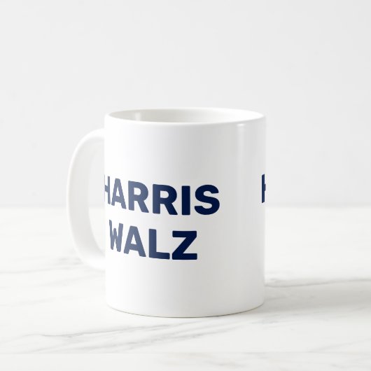 Stem Harris Walz 2024 Koffiemok (Voorkant links)