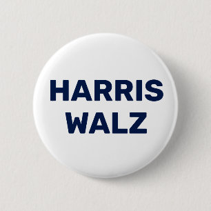 Stem Harris Walz 2024 Ronde Button 5,7 Cm