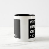 Stem hem uit tweekleurige koffiemok (Center)