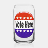 Stem hier blikvorm glas (Achterkant)