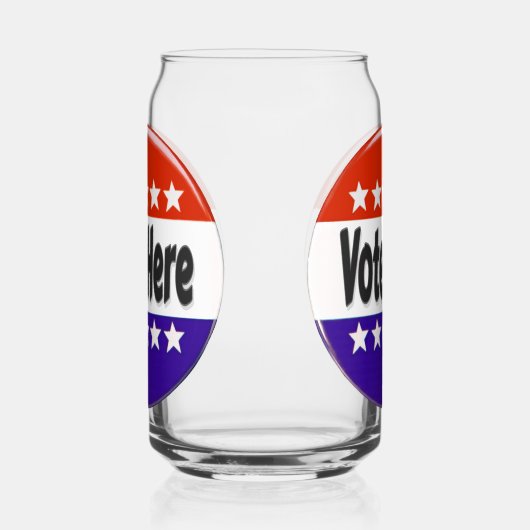 Stem hier blikvorm glas (Rechts)