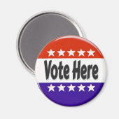 Stem hier magneet (Voorkant / Achterkant)