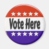 Stem hier magneet (Voorkant)