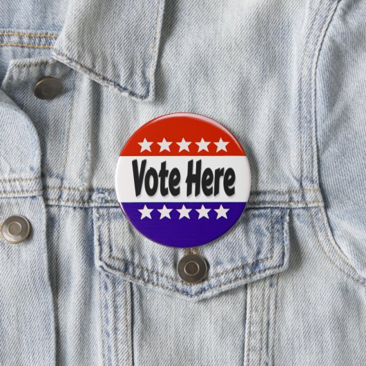 Stem hier ronde button 7,6 cm (In situ)