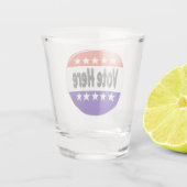 Stem hier shot glas (Achterkant)