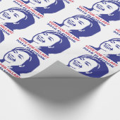 stem hillary clinton 2016 cadeaupapier (Hoek)