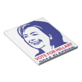 stem hillary clinton 2016 notitieblok (Schuin)