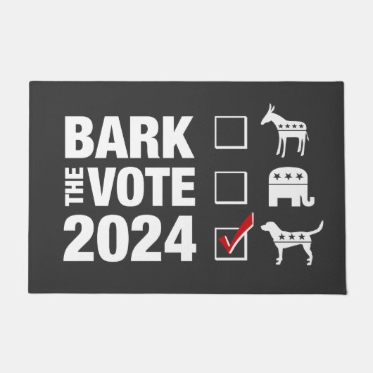 Stem Hond in 2024 Blaf de Stemming 2024 Verkiezing Deurmat (Voorkant)