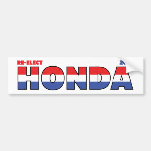 Stem Honda 2010 Verkiezingen Rood Wit en Blauw Bumpersticker