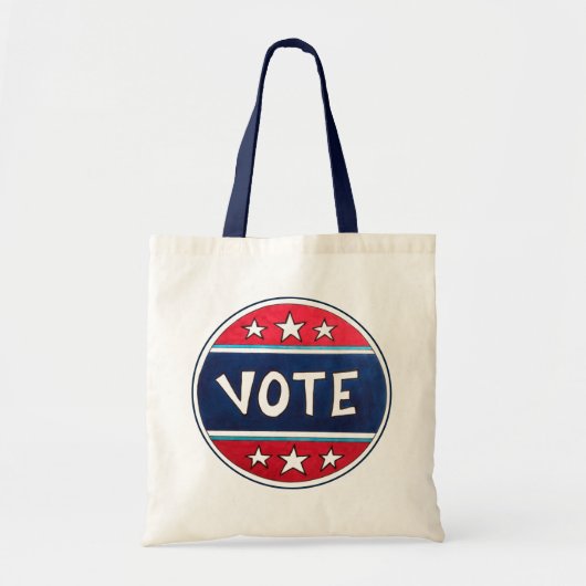 STEM Ik stemde op de verkiezingsdag VS Stemmen Pol Tote Bag (Voorkant)