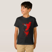 Stem in het rood t-shirt (Voorkant volledig)