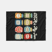 Stem Is My Jam Teacher Science Tech Engineering Ma Fleece Deken (Voorkant (Horizontaal))