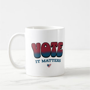 Stem it Matters Presidentsverkiezingen 2024 Stemme Koffiemok