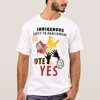 Stem Ja Inheemse Stem aan het Parlement T-shirt
