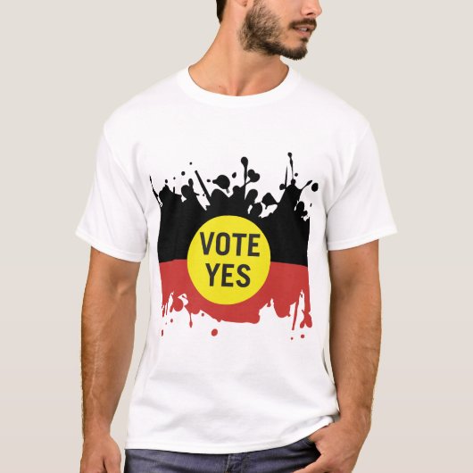 Stem Ja Inheemse Stem aan het Parlement T-shirt (Voorkant)