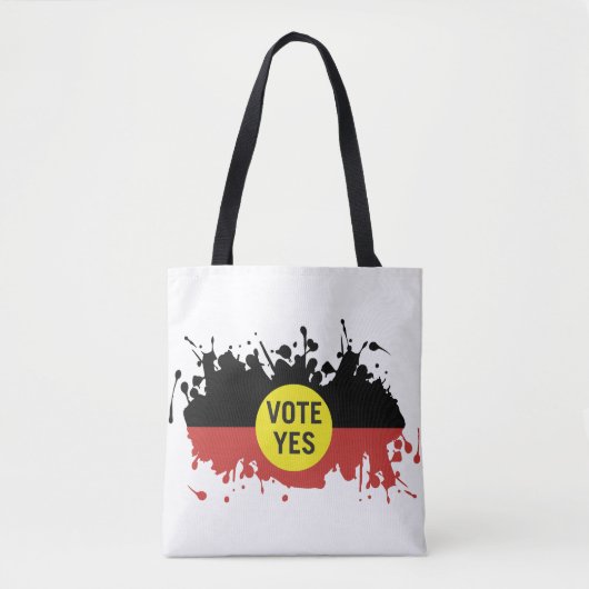 Stem Ja Inheemse Stem aan het Parlement Tote Bag (Voorkant)