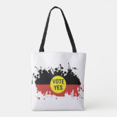 Stem Ja Inheemse Stem in het Parlement Tote Bag (Achterkant)